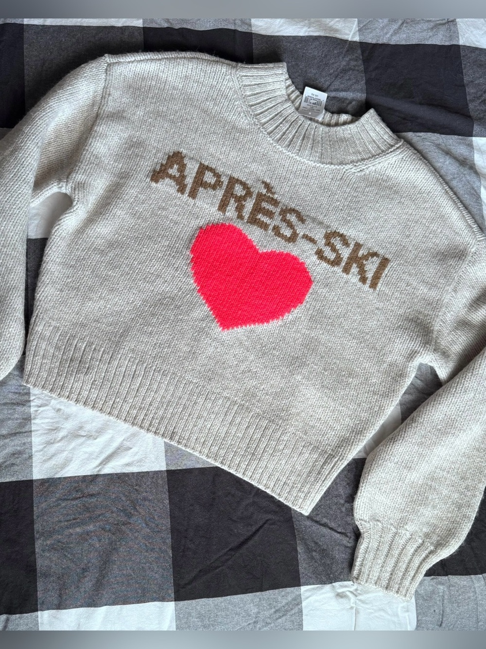 NWT American Eagle Snow Stopper Après-Ski Cropped Sweater XS